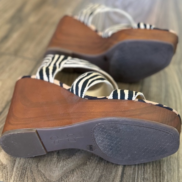 Jessica Simpson Animal Print Wedges - Picture 6 of 6